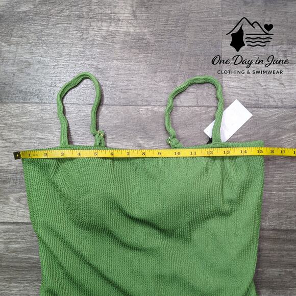 Shade & Shore Smocked One Piece Swimsuit Size L - Picture 3 of 5